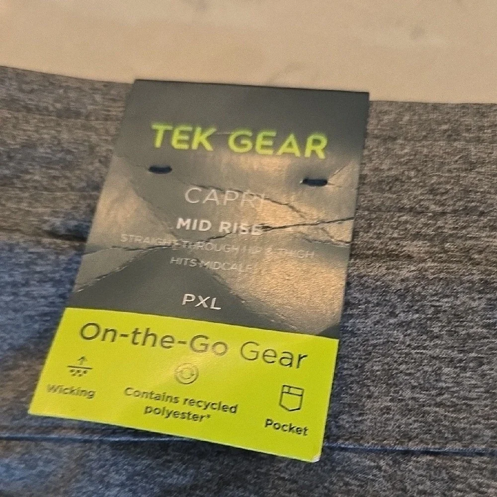 Tek Gear Women's Active Capri Pants – PXL (Petite‎ XL) | NWT - Picture 8 of 10